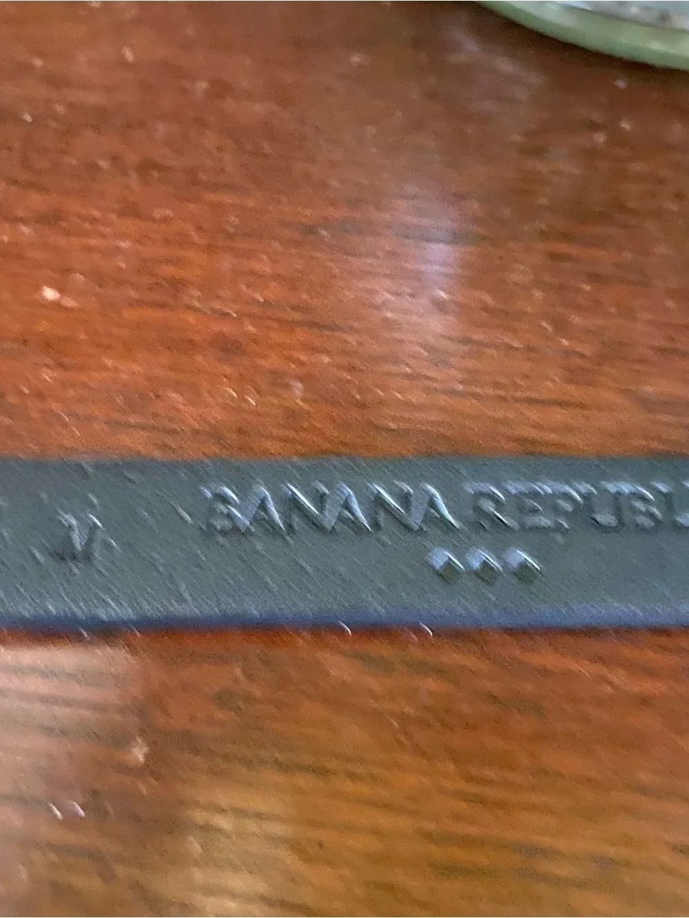 Banana Republic Cow Print Dyed Calf Hair Brown Vegan Leather Belt Women’s M NWOT